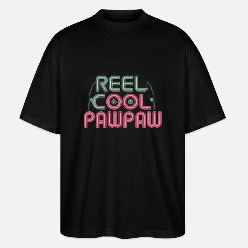Reel Cool Pawpaw 15 - Stanley/Stella Oversized Unisex Bio T-Shirt Blaster 2.0 - Schwarz