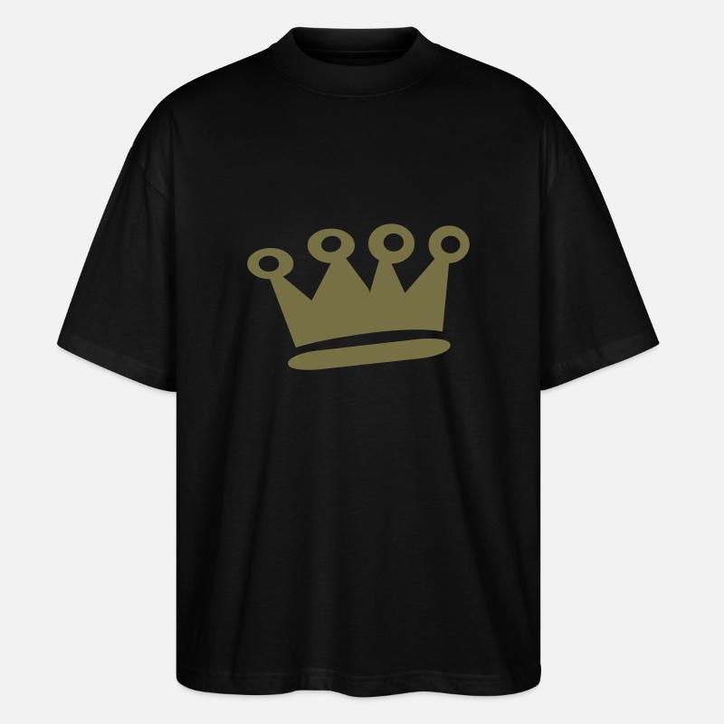 Krone - Stanley/Stella Oversized Unisex Bio T-Shirt Blaster 2.0 - Schwarz