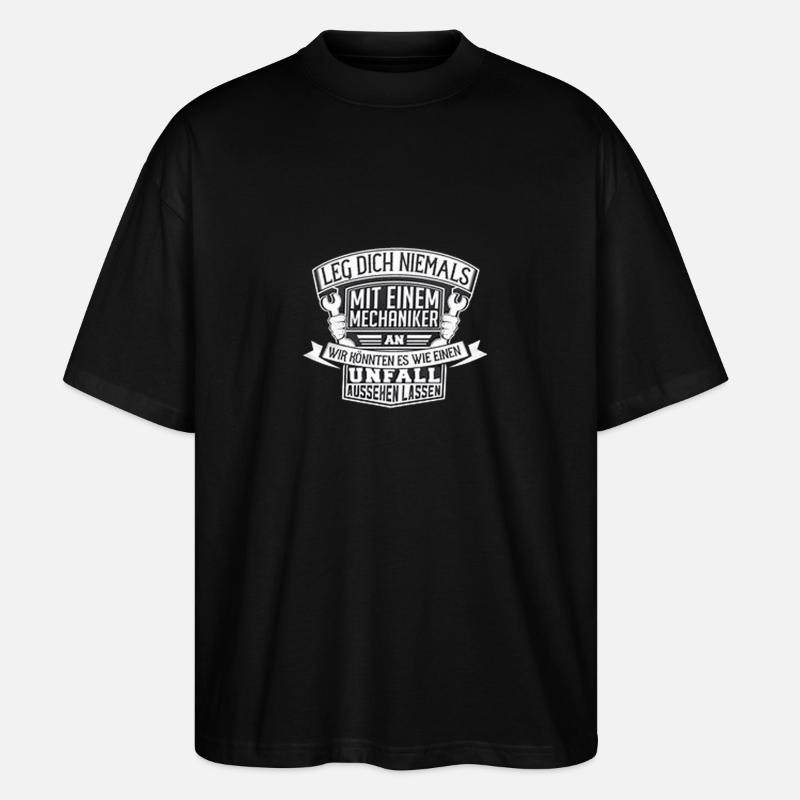Mechaniker - Stanley/Stella Oversized Unisex Bio T-Shirt Blaster 2.0 - Schwarz