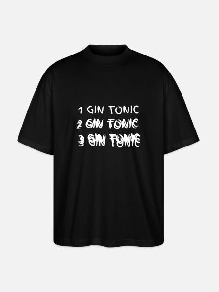 1 2 3 Écriture ivre - T-shirt bio Blaster 2.0 coupe oversize Stanley/Stella Unisexe - noir