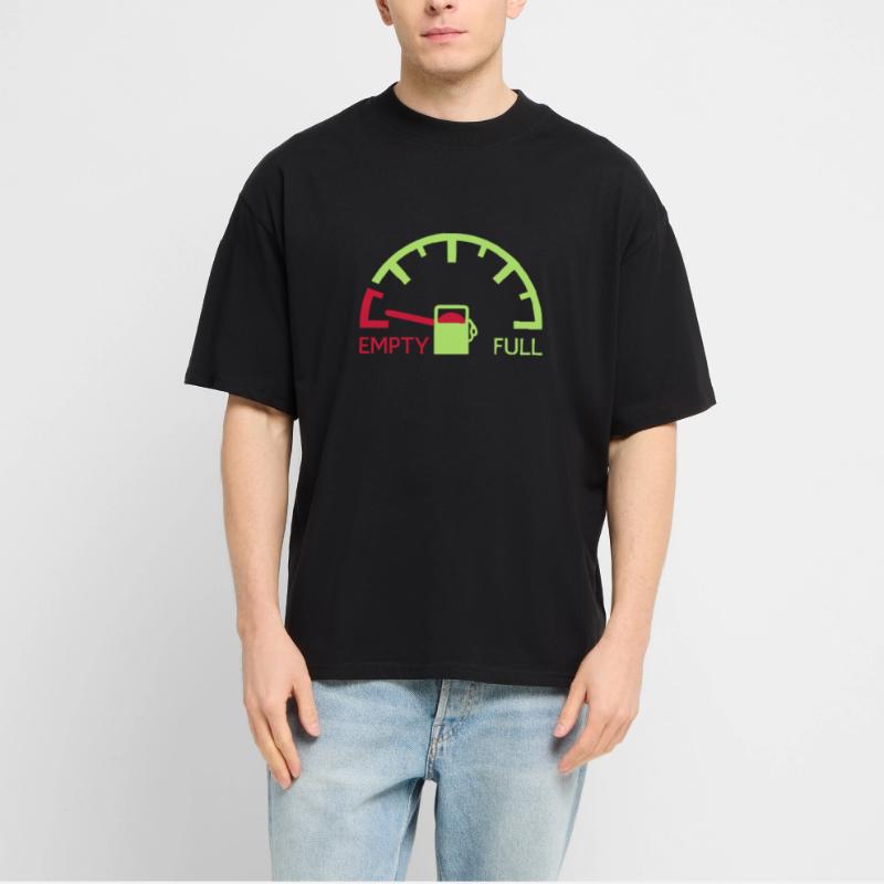 speedometer speedometer empty refuel refuel pointe Stanley/Stella Oversized Unisex Organic T-shirt Blaster 2.0