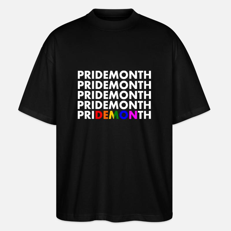 pride month demon - T-shirt bio Blaster 2.0 coupe oversize Stanley/Stella Unisexe - noir