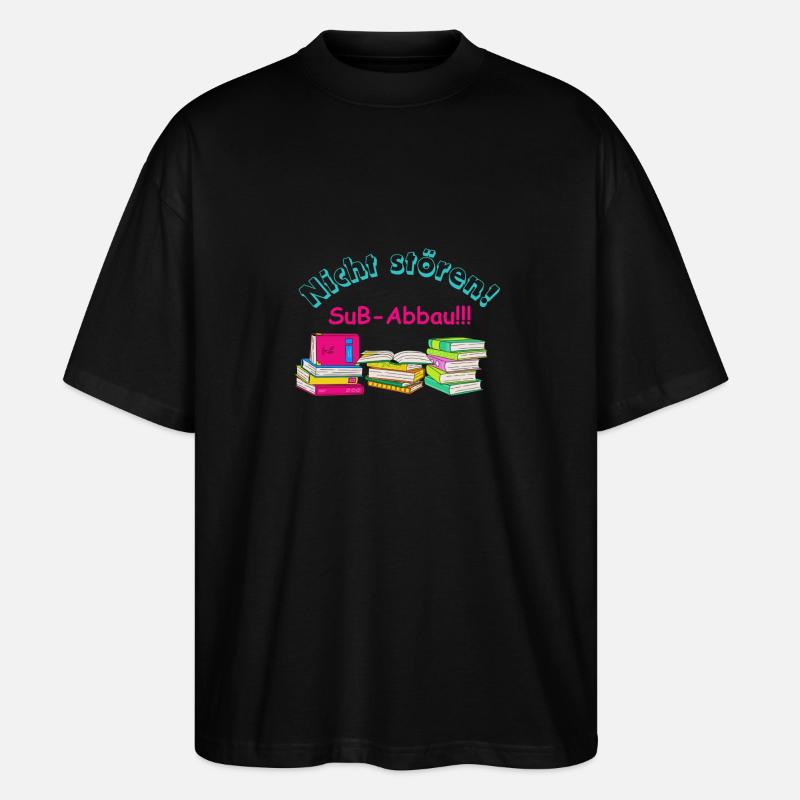 SuB-Abbau - Stanley/Stella Oversized Unisex Bio T-Shirt Blaster 2.0 - Schwarz