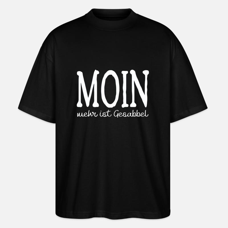 MOIN - Stanley/Stella Oversized Unisex Bio T-Shirt Blaster 2.0 - Schwarz