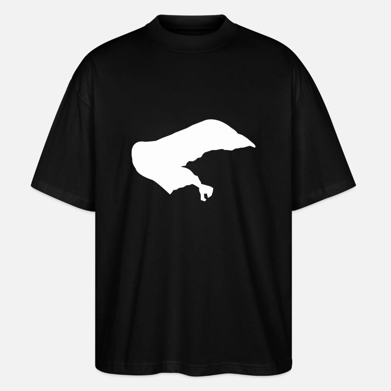 borkum insel - Stanley/Stella Oversized Unisex Bio T-Shirt Blaster 2.0 - Schwarz