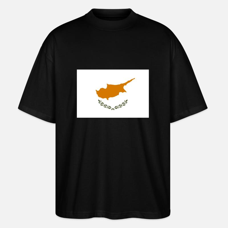 Zypern - Stanley/Stella Oversized Unisex Bio T-Shirt Blaster 2.0 - Schwarz