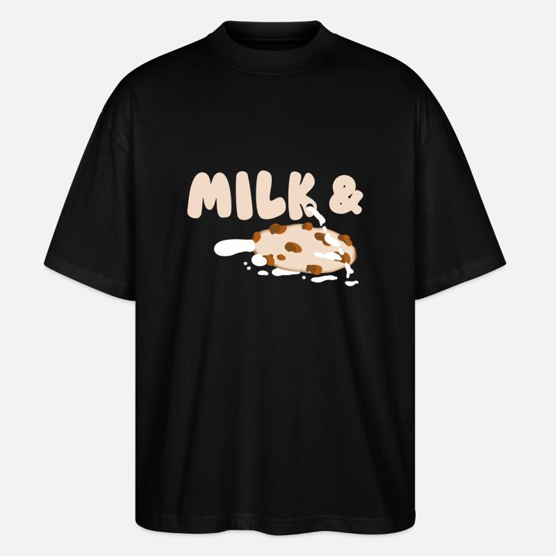 Lait et biscuits - T-shirt bio Blaster 2.0 coupe oversize Stanley/Stella Unisexe - noir