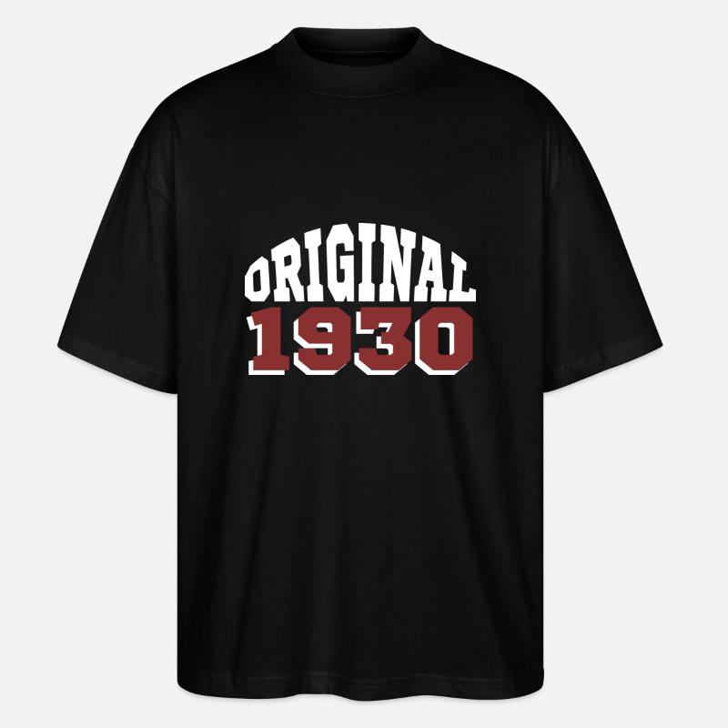 Original 1930 - Stanley/Stella Oversized Unisex Bio T-Shirt Blaster 2.0 - Schwarz