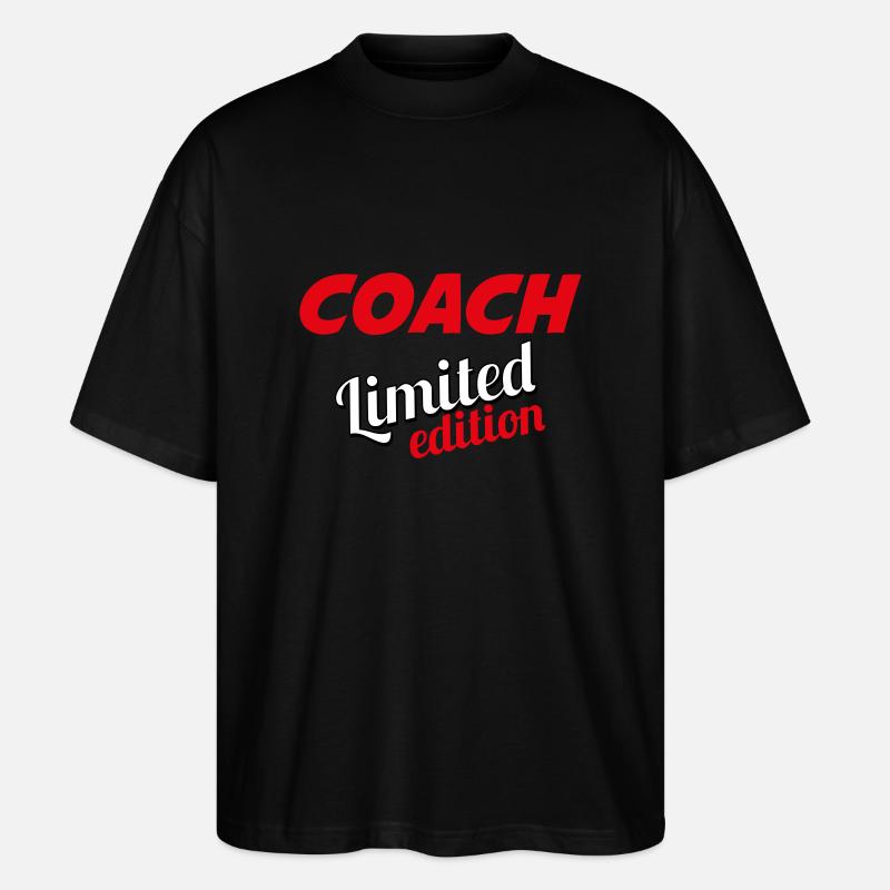 COACH LIMITIERTE AUFLAGE - Stanley/Stella Oversized Unisex Bio T-Shirt Blaster 2.0 - Schwarz