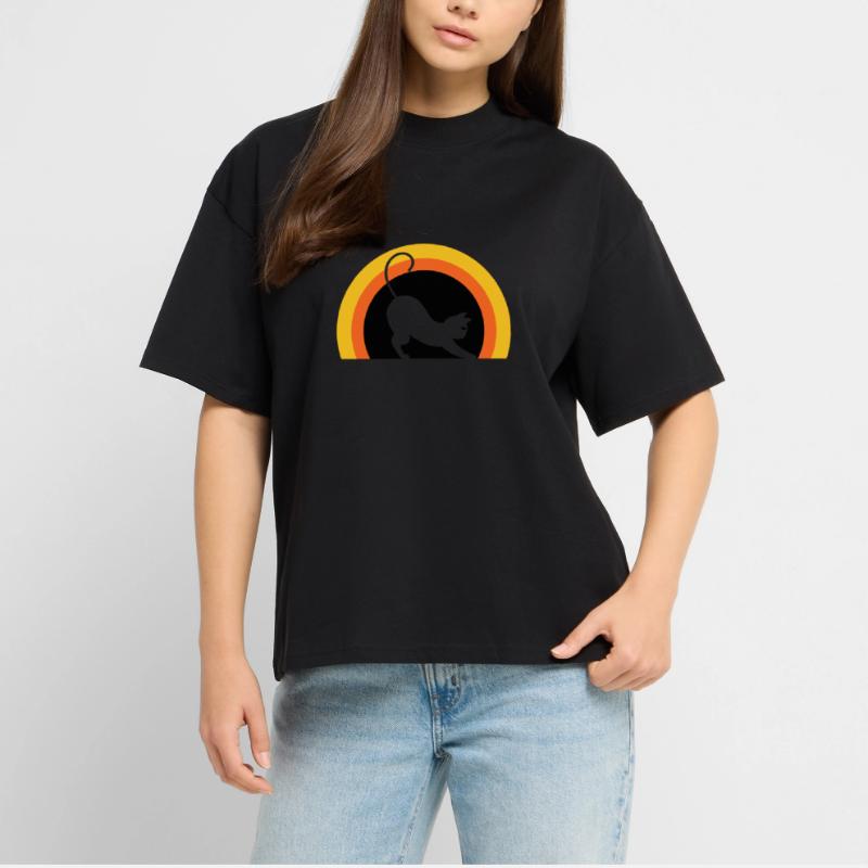 Chat > graphique vectoriel ! Chat T-shirt bio Blaster 2.0 coupe oversize Stanley/Stella Unisexe