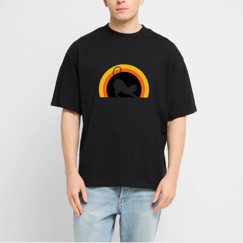 Chat > graphique vectoriel ! Chat T-shirt bio Blaster 2.0 coupe oversize Stanley/Stella Unisexe