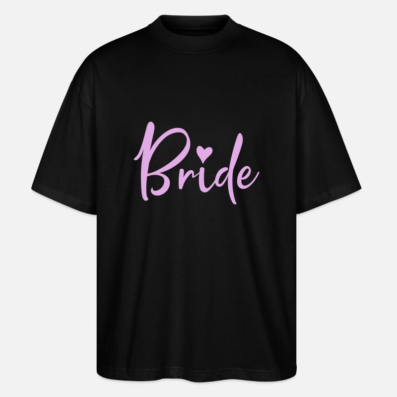 bride - Stanley/Stella Oversized Unisex Bio T-Shirt Blaster 2.0 - Schwarz