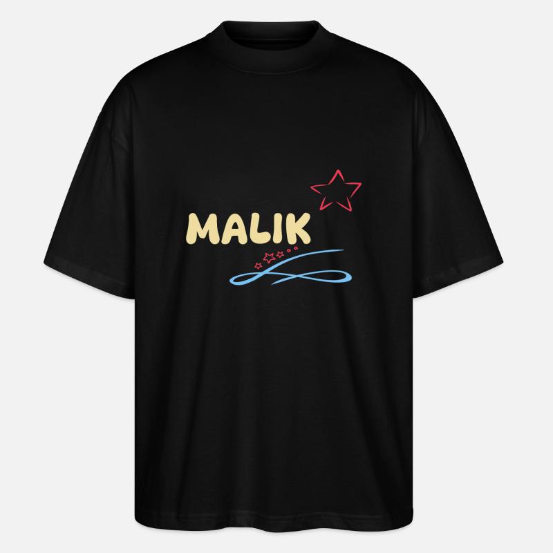 Cadeau pour Malik - T-shirt bio Blaster 2.0 coupe oversize Stanley/Stella Unisexe - noir