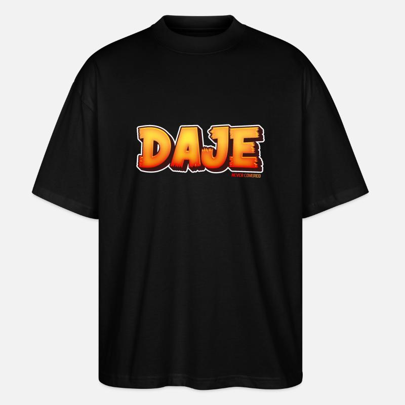 Römische Redewendungen: DAJE - Stanley/Stella Oversized Unisex Bio T-Shirt Blaster 2.0 - Schwarz