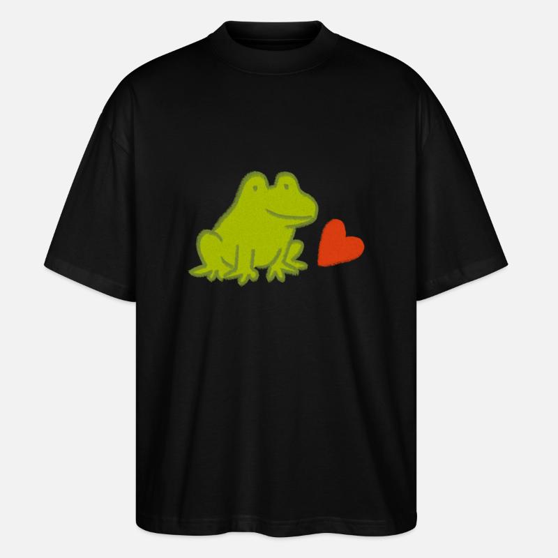 Mutfrosch 1 - Stanley/Stella Oversized Unisex Bio T-Shirt Blaster 2.0 - Schwarz
