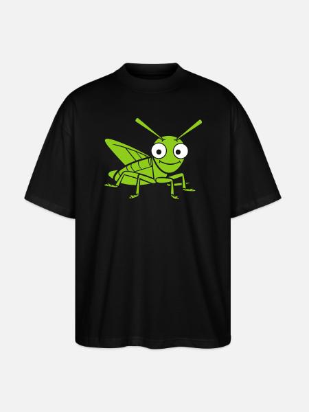 Sauterelle - T-shirt bio Blaster 2.0 coupe oversize Stanley/Stella Unisexe - noir