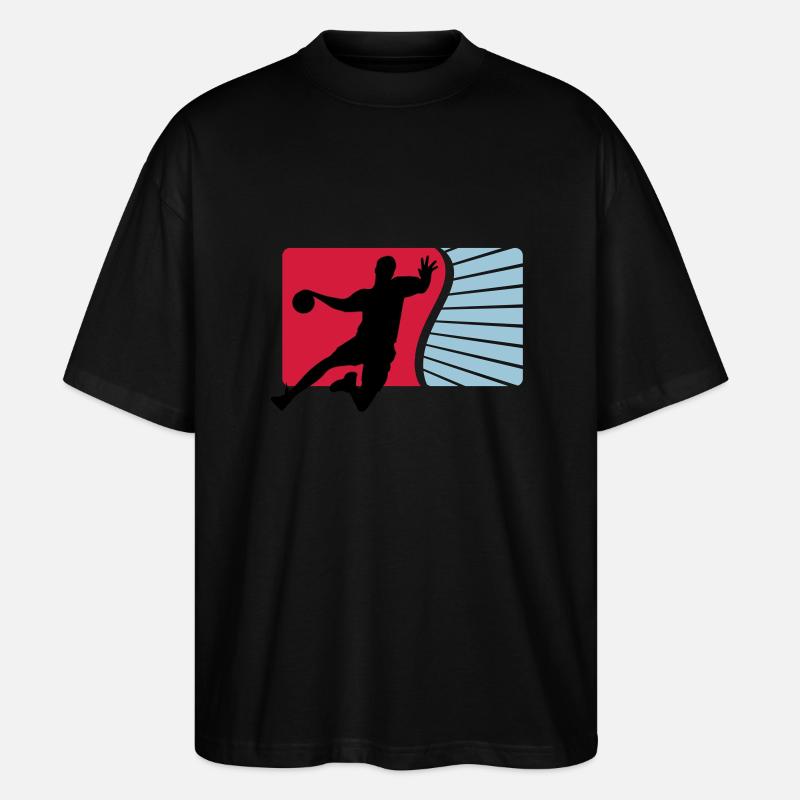 handball - Stanley/Stella Oversized Unisex Bio T-Shirt Blaster 2.0 - Schwarz