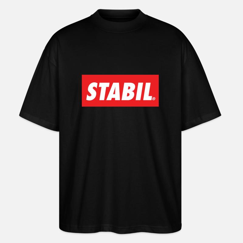 Stabil - Stanley/Stella Oversized Unisex Bio T-Shirt Blaster 2.0 - Schwarz