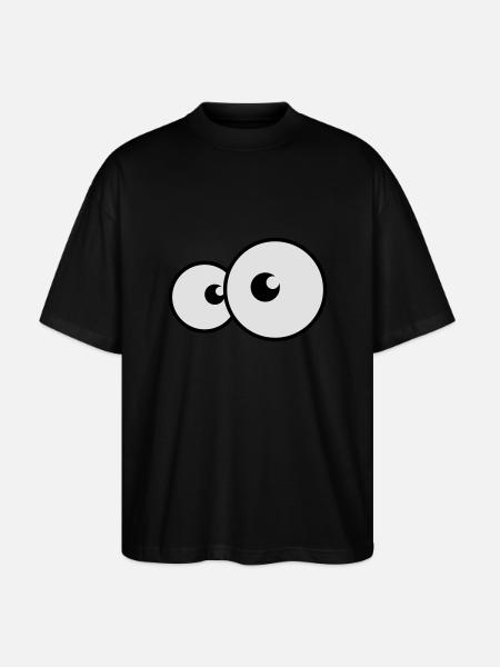 augen - Stanley/Stella Oversized Unisex Organic T-shirt Blaster 2.0 - black
