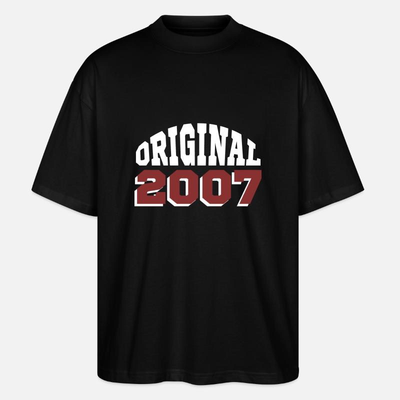 Original 2007 - Stanley/Stella Oversized Unisex Bio T-Shirt Blaster 2.0 - Schwarz
