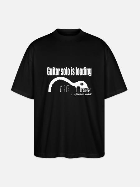 Guitar solo is loading - Stanley/Stella Oversized Unisex Bio T-Shirt Blaster 2.0 - Schwarz
