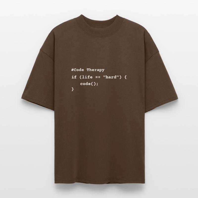 Code Therapy – T-shirt de programmation drôle T-shirt bio Blaster 2.0 coupe oversize Stanley/Stella Unisexe