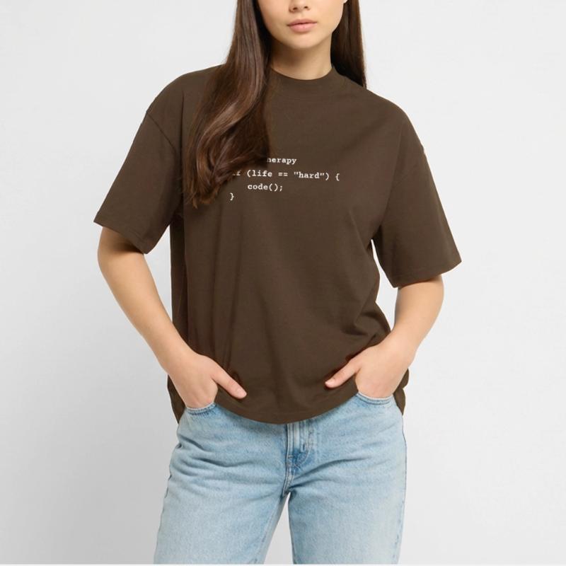 Code Therapy – T-shirt de programmation drôle T-shirt bio Blaster 2.0 coupe oversize Stanley/Stella Unisexe
