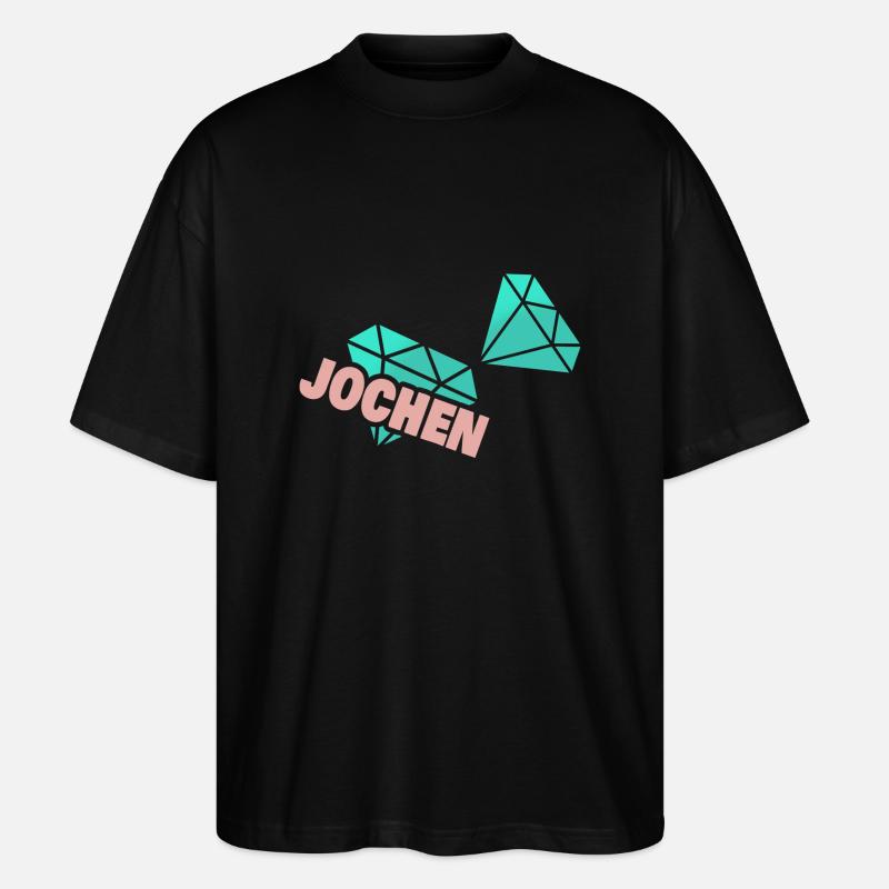 Jochen as a dad - Stanley/Stella Oversized Unisex Organic T-shirt Blaster 2.0 - black