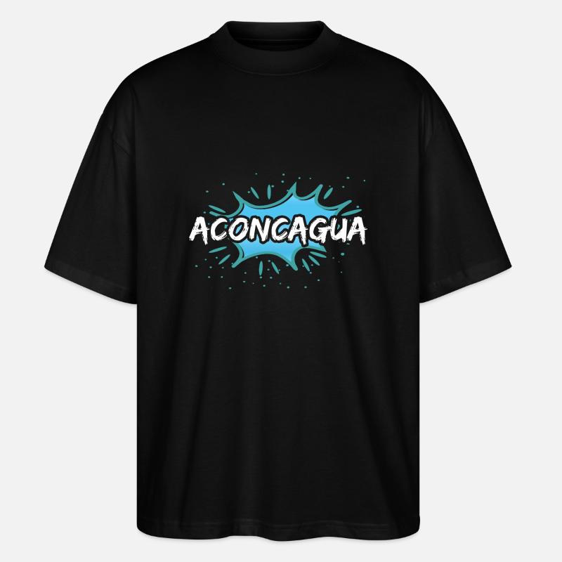 Gift idea gift Aconcagua - Stanley/Stella Oversized Unisex Organic T-shirt Blaster 2.0 - black