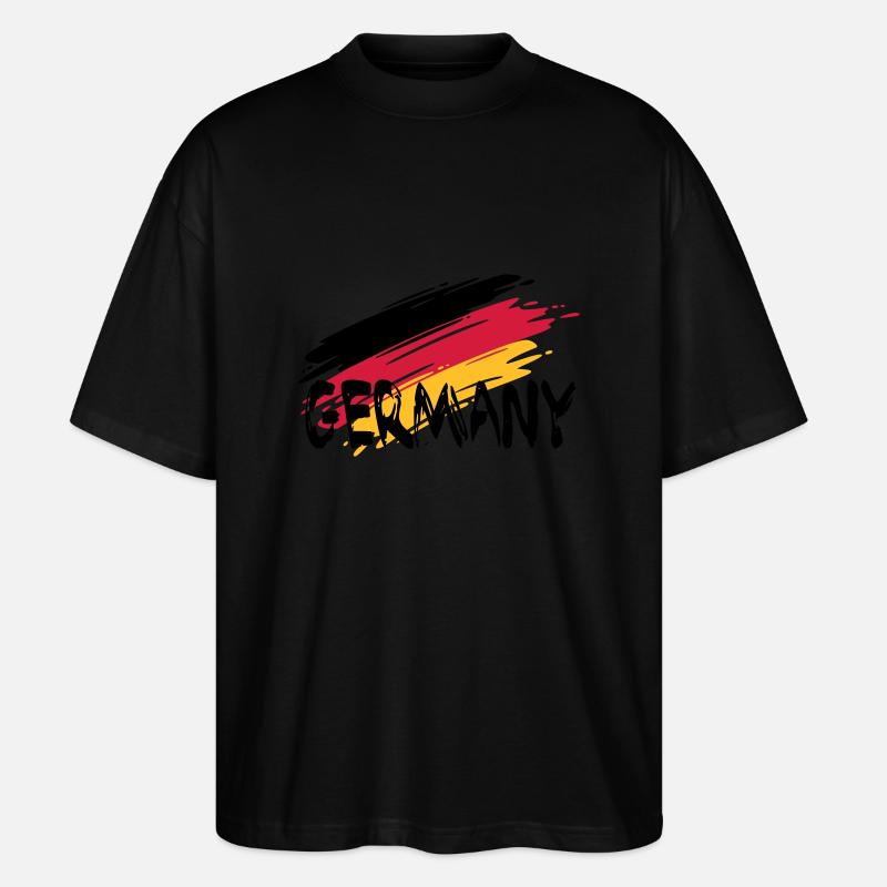 GERMANY - Stanley/Stella Oversized Unisex Bio T-Shirt Blaster 2.0 - Schwarz