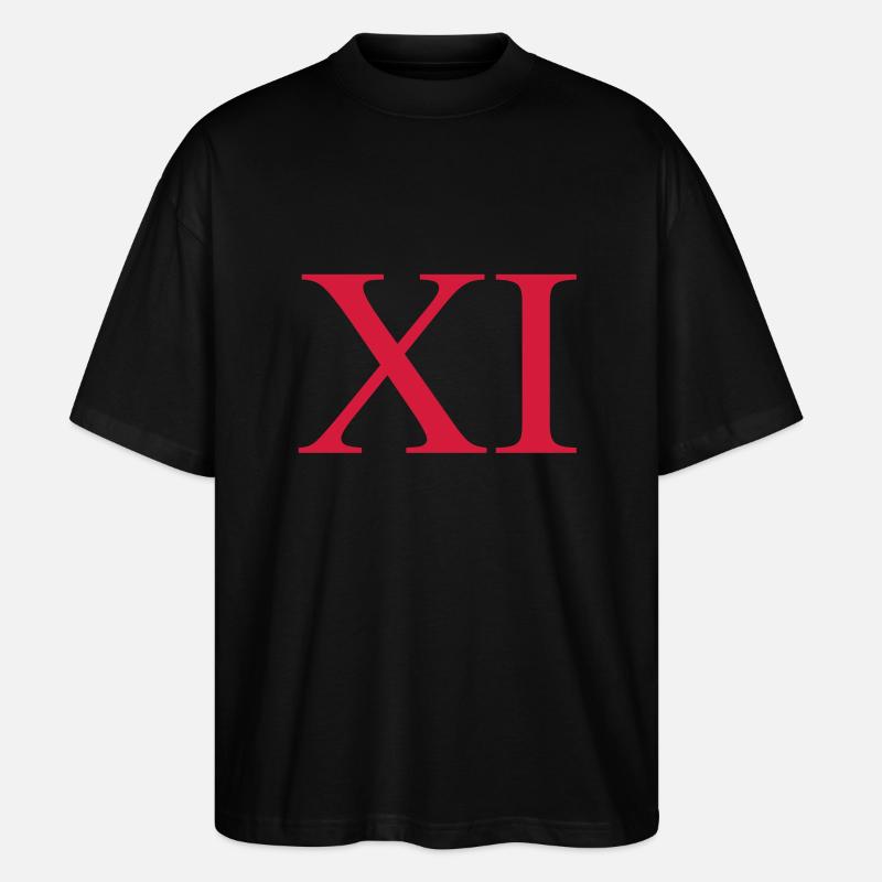 11 - Stanley/Stella Oversized Unisex Bio T-Shirt Blaster 2.0 - Schwarz