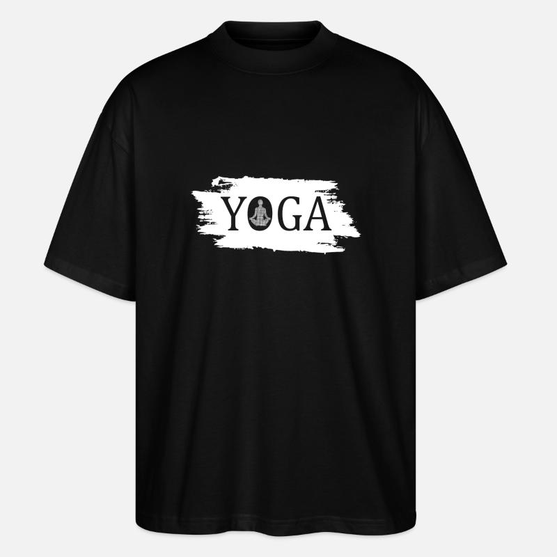Yoga - Stanley/Stella Oversized Unisex Bio T-Shirt Blaster 2.0 - Schwarz