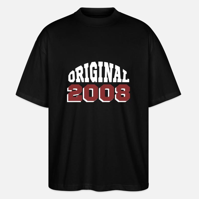 Original 2008 - T-shirt bio Blaster 2.0 coupe oversize Stanley/Stella Unisexe - noir