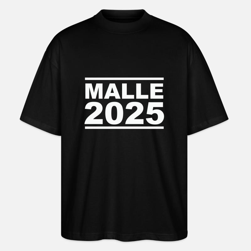 MALLE 2025 - T-shirt bio Blaster 2.0 coupe oversize Stanley/Stella Unisexe - noir