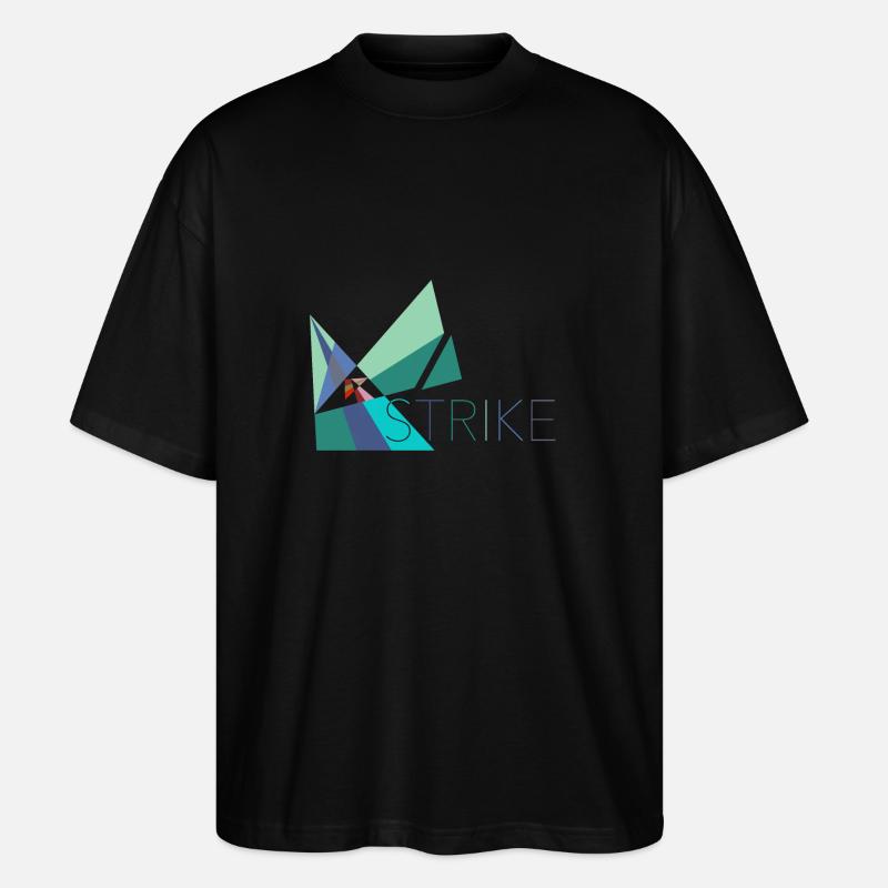 Strike - Streik, Arbeitsverweigerung - Stanley/Stella Oversized Unisex Bio T-Shirt Blaster 2.0 - Schwarz