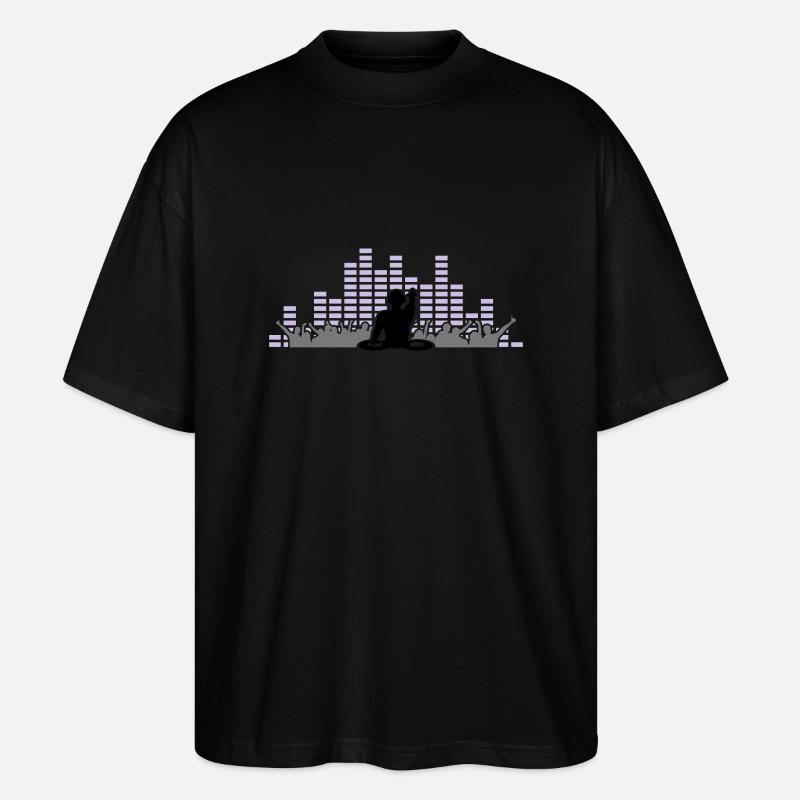 Musik - DJ Party - Stanley/Stella Oversized Unisex Bio T-Shirt Blaster 2.0 - Schwarz