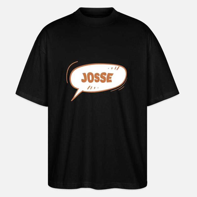 Josse Josse - T-shirt bio Blaster 2.0 coupe oversize Stanley/Stella Unisexe - noir
