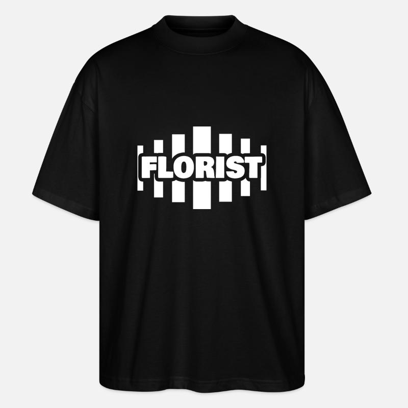 Fleuriste comme profession - T-shirt bio Blaster 2.0 coupe oversize Stanley/Stella Unisexe - noir