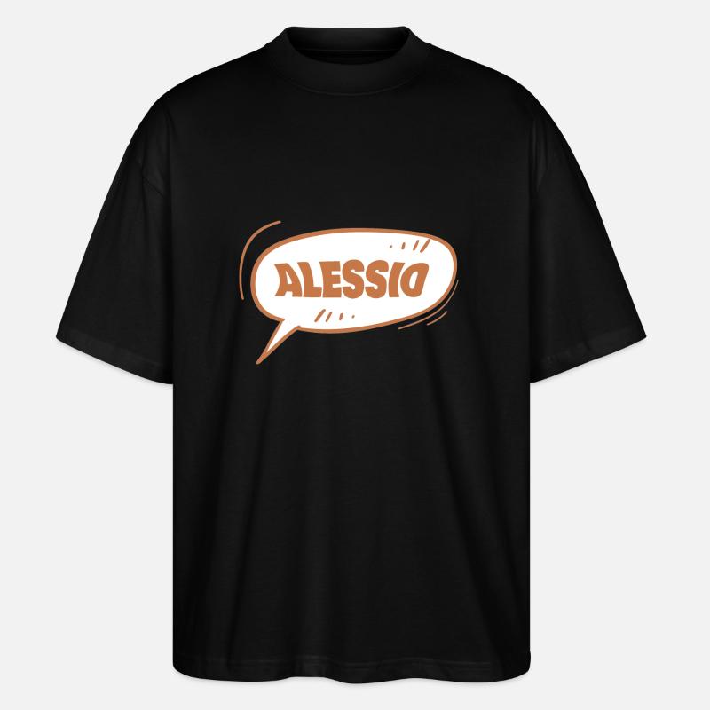 Alessio - Stanley/Stella Oversized Unisex Bio T-Shirt Blaster 2.0 - Schwarz