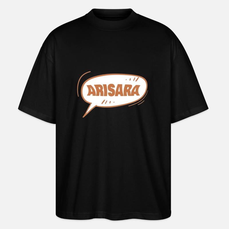 Arisara - Stanley/Stella Oversized Unisex Bio T-Shirt Blaster 2.0 - Schwarz
