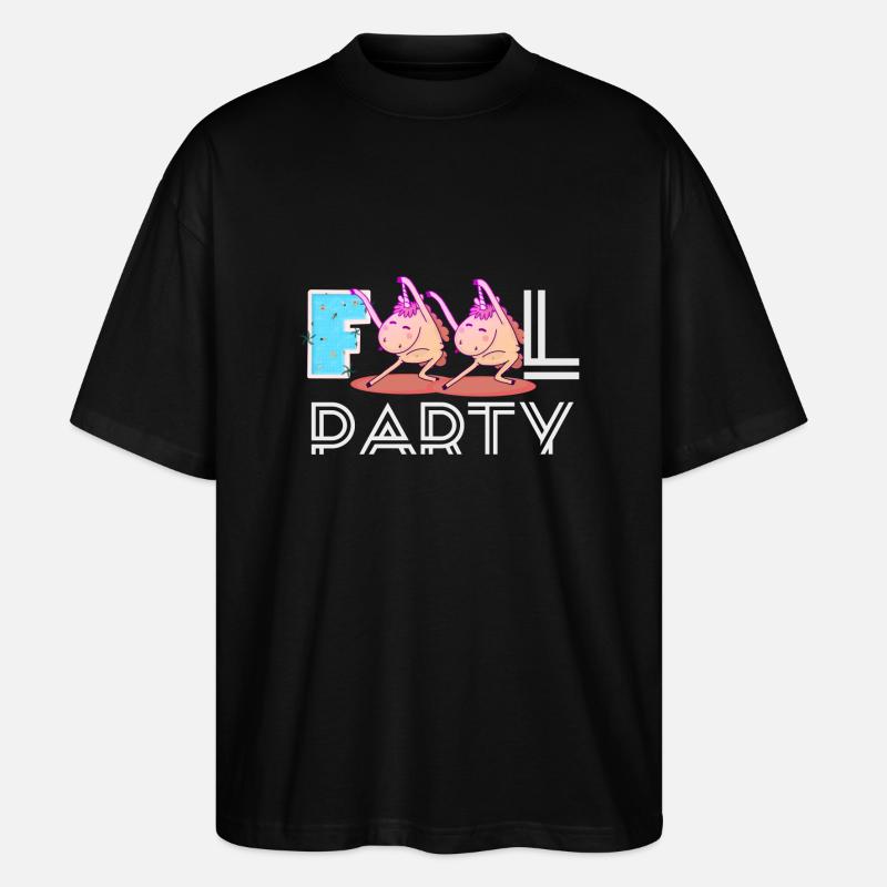 Fools Party - Stanley/Stella Oversized Unisex Bio T-Shirt Blaster 2.0 - Schwarz