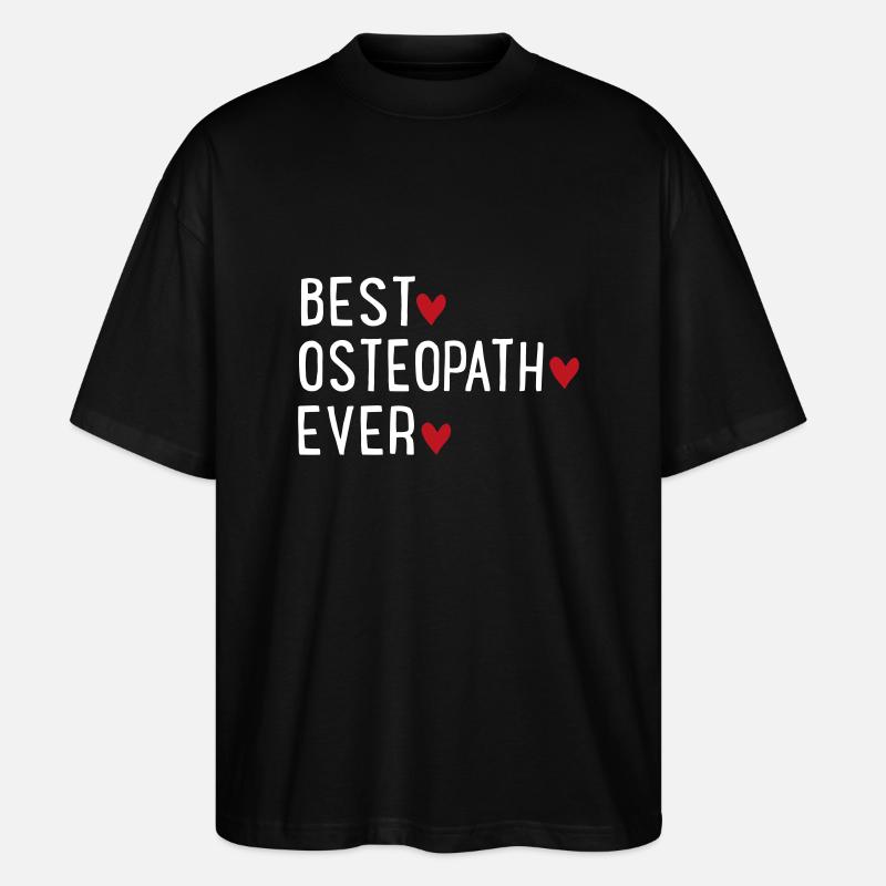 Osteopath - Stanley/Stella Oversized Unisex Bio T-Shirt Blaster 2.0 - Schwarz