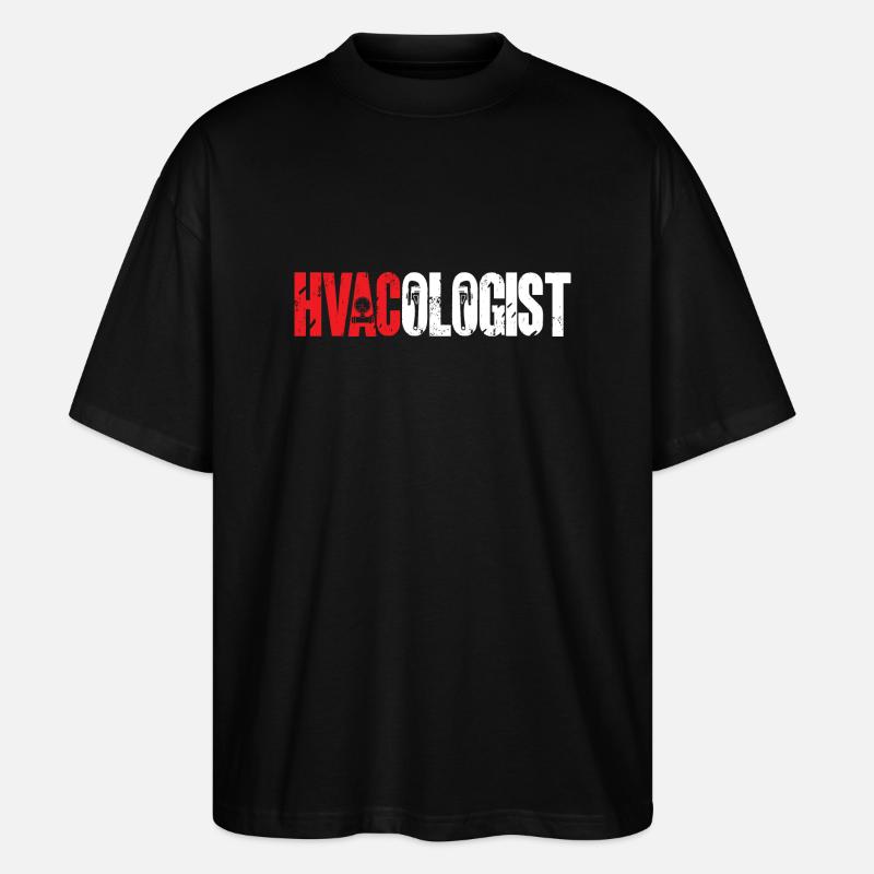 Chauffage, Climatisation, Ventilation, Technicien - T-shirt bio Blaster 2.0 coupe oversize Stanley/Stella Unisexe - noir