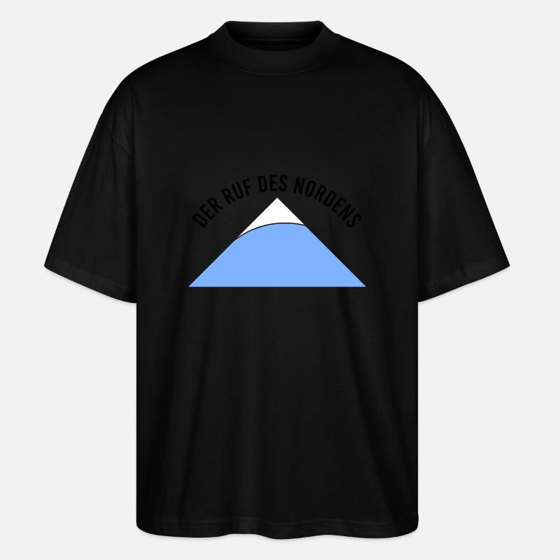 Der Ruf des Nordens - Stanley/Stella Oversized Unisex Bio T-Shirt Blaster 2.0 - Schwarz