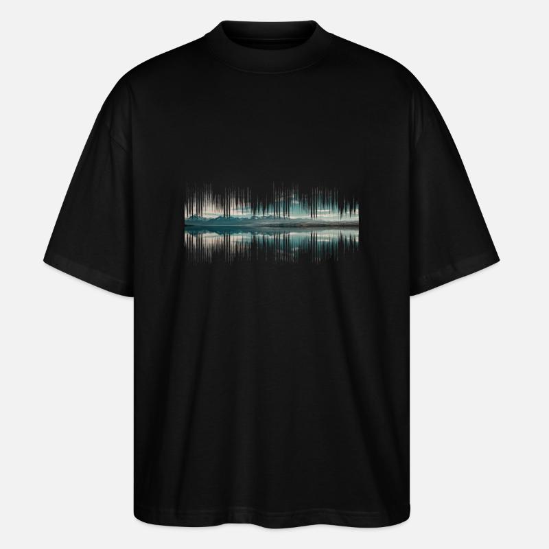 Audio Neuseeland Musik Geschenk - Stanley/Stella Oversized Unisex Bio T-Shirt Blaster 2.0 - Schwarz