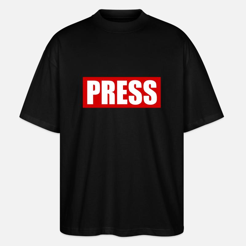 Press - T-shirt bio Blaster 2.0 coupe oversize Stanley/Stella Unisexe - noir