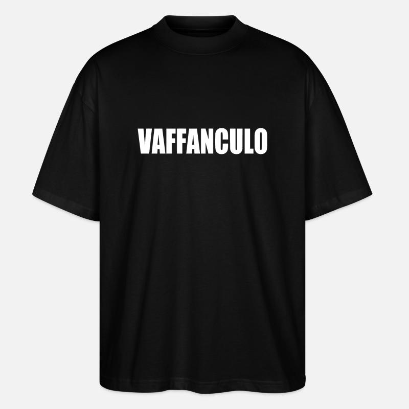 vaffanculo - Stanley/Stella Oversized Unisex Organic T-shirt Blaster 2.0 - black