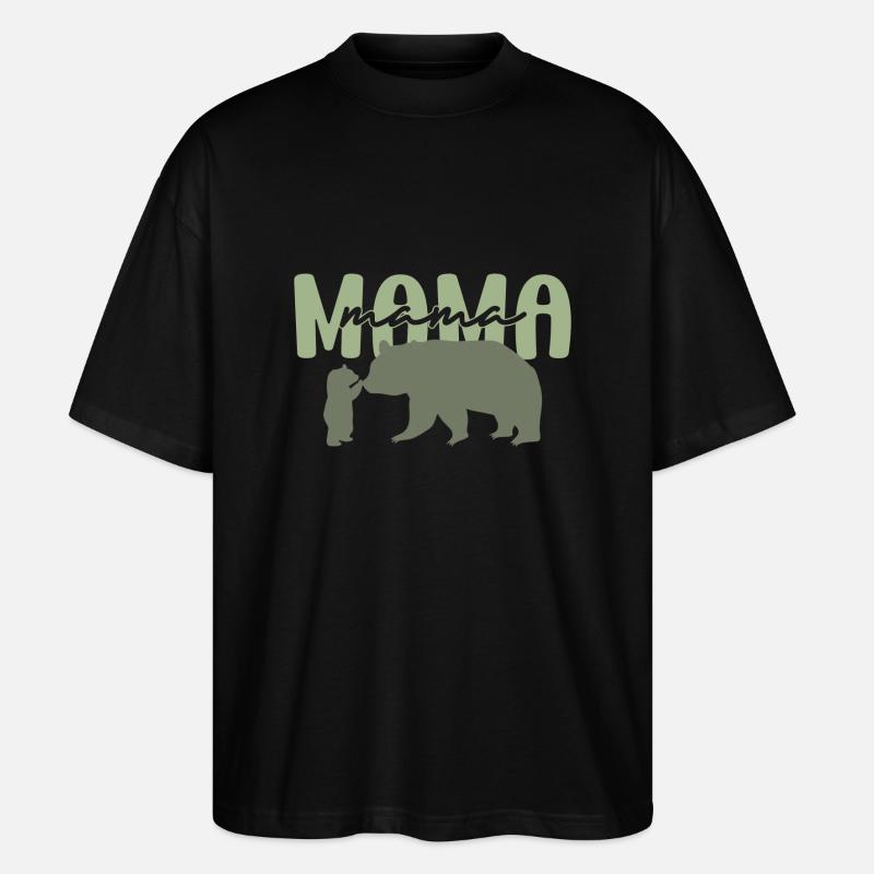 Mamabär - Stanley/Stella Oversized Unisex Bio T-Shirt Blaster 2.0 - Schwarz