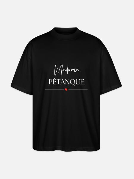 Madame Pétanque - Stanley/Stella Oversized Unisex Organic T-shirt Blaster 2.0 - black
