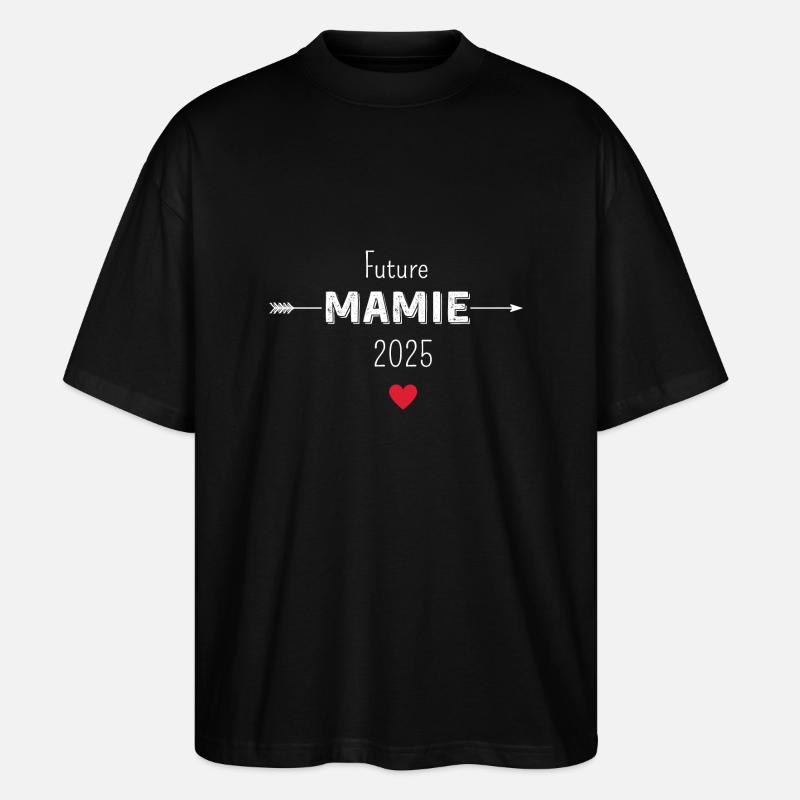 Future mamie 2025 - T-shirt bio Blaster 2.0 coupe oversize Stanley/Stella Unisexe - noir